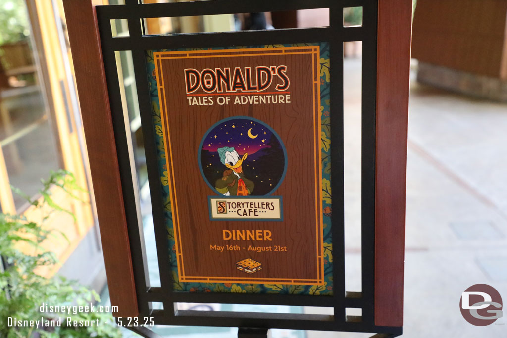 Storytellers Cafe reopened recently.