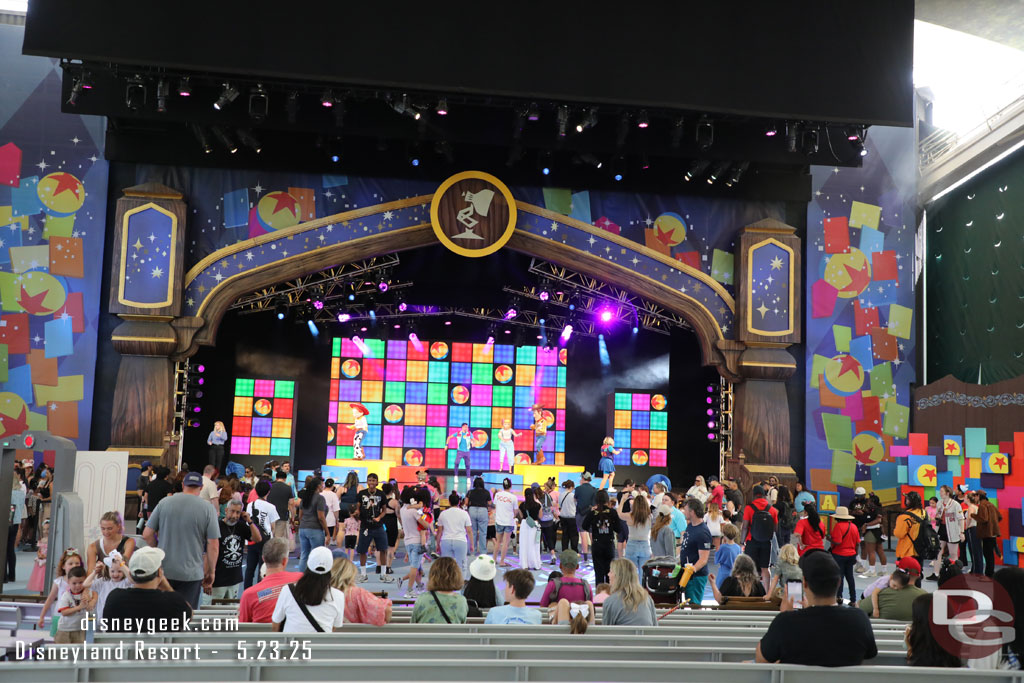 A wider view of the scene.