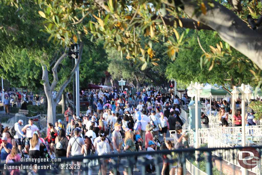 Looking toward Frontierland