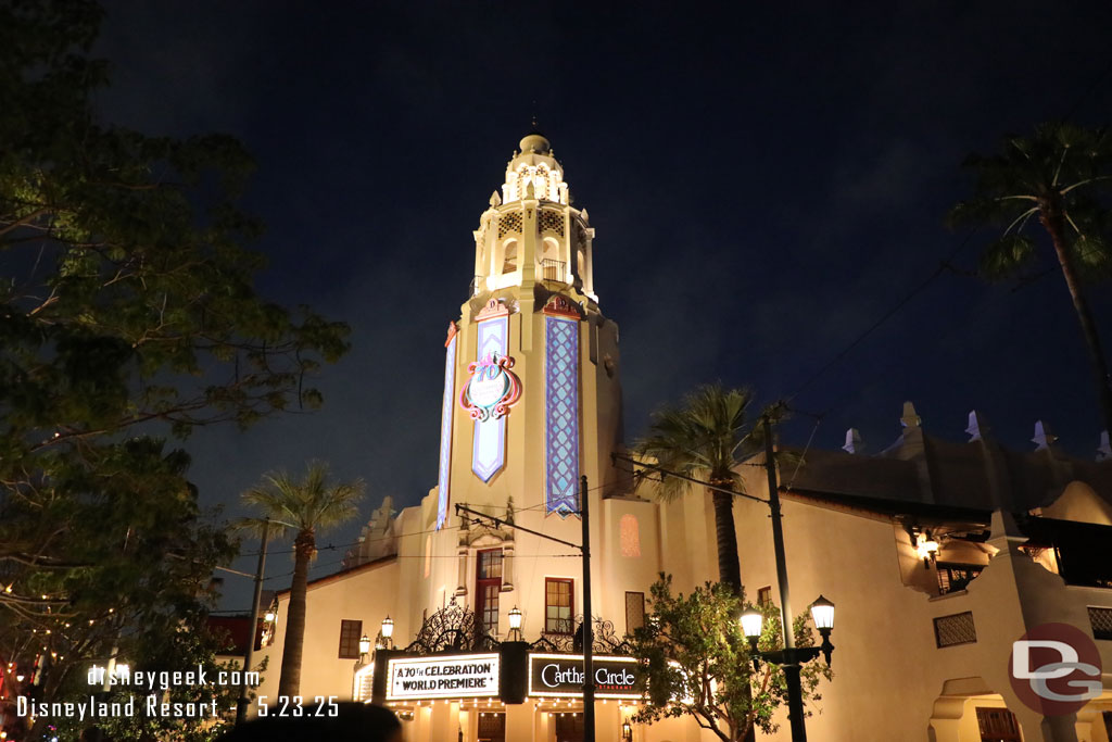 8:30pm - Carthay Circle Theater Celebrate Happy Moment