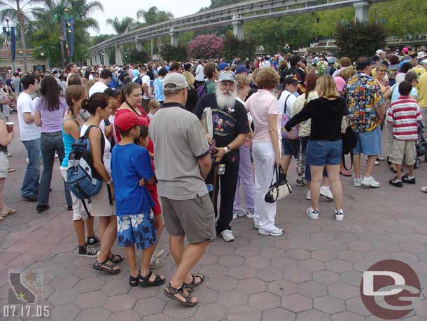 Waiting to get in (still not as bad as some Fridays, whoever made the call to hold the line and clear out some of the Esplanade definitely made the right call.  It was smooth sailing after that.