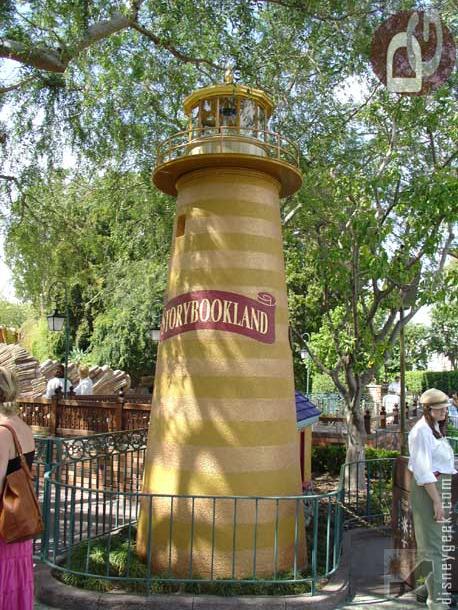 Storybookland got a gold lighthouse