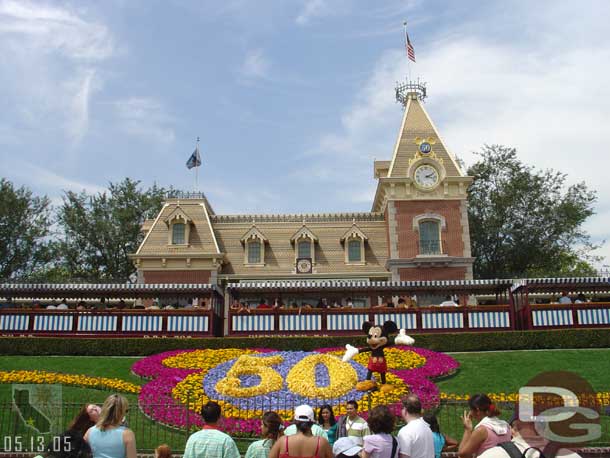 #1 - As you approach the park you can see the first not so hidden 50, the floral display