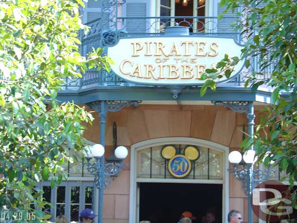 #22 - Next up into New Orleans Square and the Pirates of the Caribbean Entrance