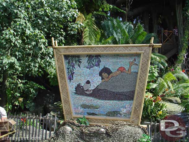 #6 - To round out the Adventureland collection here is the Jungle Book in front of the Treehouse.