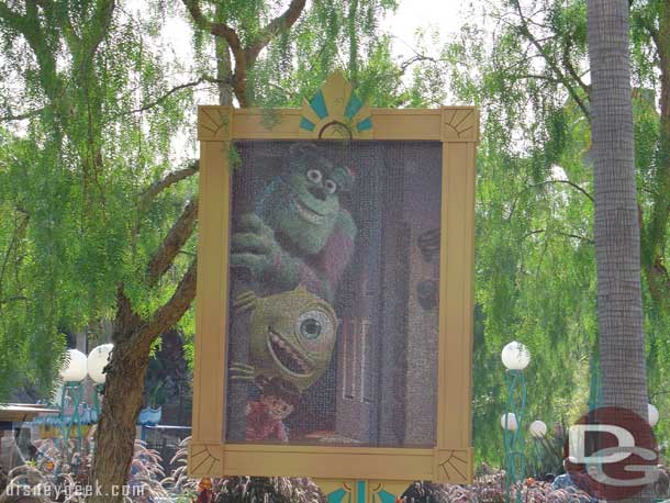 #1 - Not to be left out DCA has some too.. in the Sunshine Plaza are Pixar characters..