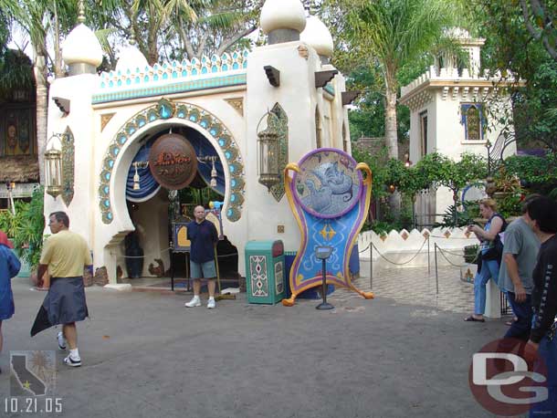 #4 - Turning left into Adventureland the first one you see is outside of Aladdins Oasis