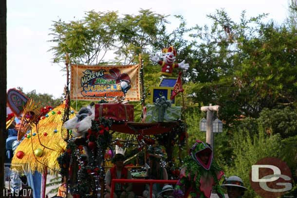 A look at the Jingle Jungle Parade now