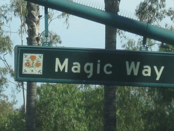 Magic Ways street sign