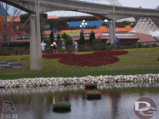 Later that afternoon they ended up at EPCOT which was preparing for the Flower and Garden Festival (which started March 19th)