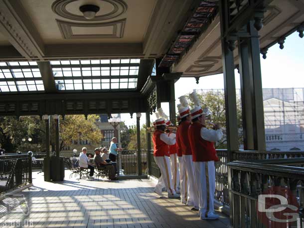 The Band starts off the ceremony