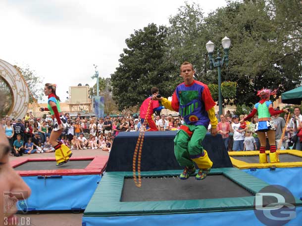 They reported the parade was about the same as it was at DCA but they thought there were less acrobatic tricks and the energy level was a bit lower.