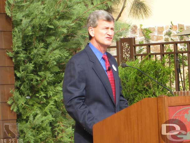 Al Wiess, worldwide president of Walt Disney Parks and Resorts