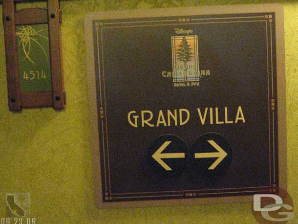 Next up the Grand Villa (the one with the park view, there are two of these three bedroom, two story vacation homes)