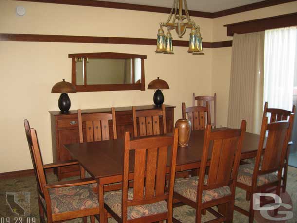 The dining room