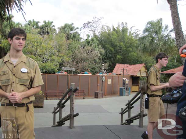 The Jungle Cruise was down temporarily.