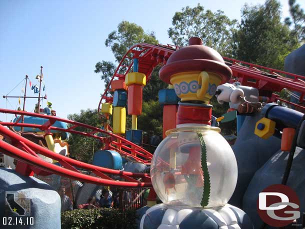 A look at the Go Coaster in Toontown