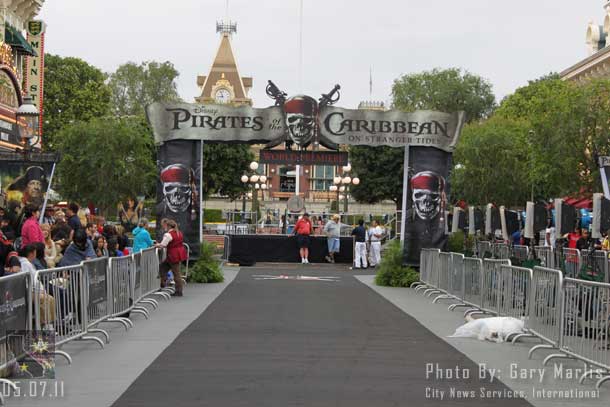 Looking back toward Town Square