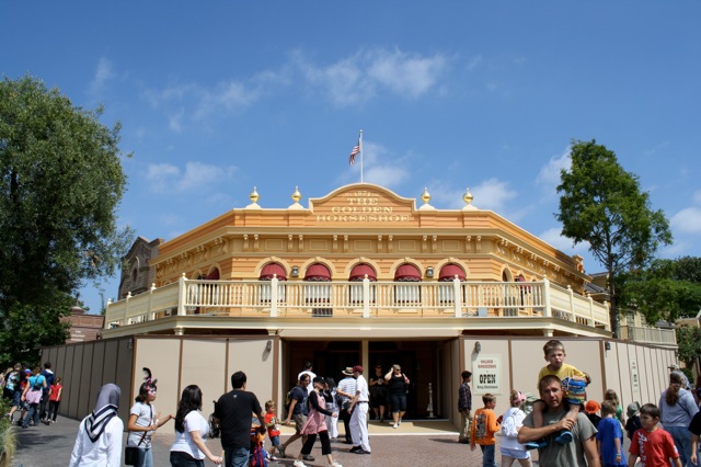 The tarps are down on the Golden Horseshoe