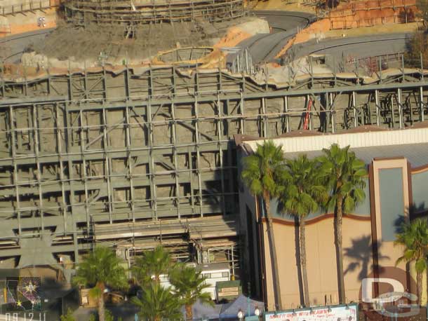 Not much visible progress on the backside, looks like they are still installing the toothpicks and other supports.