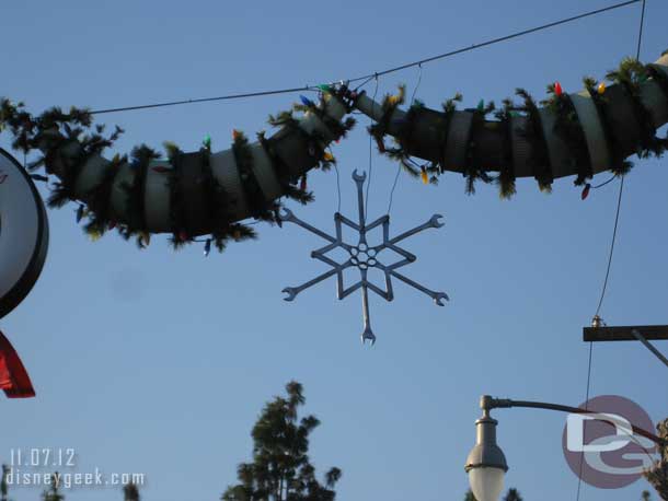 Snowflakes made of wrenches!