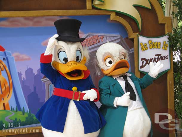 Scrooge McDuck and Ludwig Von Drake from DuckTales