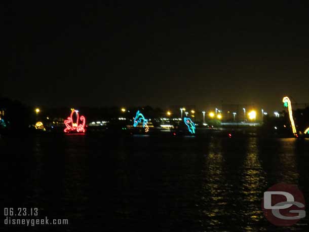 The Electrical Water Pageant floating by.