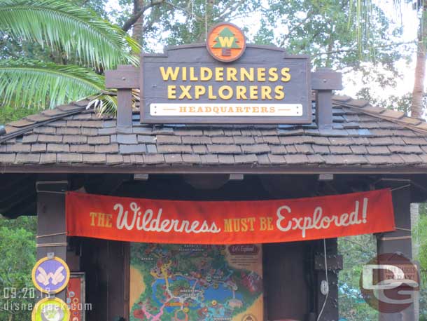 Also new since my last visit is the Wilderness Explorer experience.  They did not visit the characters or do participate in the experience so this wraps up day 2 and 3 pictures.