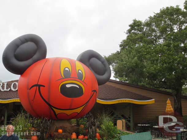 To closeout a Halloween pumpkin at Downtown Disney.