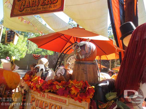 Halloween is wrapping up, a look at some of the pumpkin creations at the Halloween Carnival.