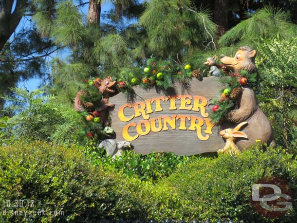 Christmas has arrived in Critter Country.