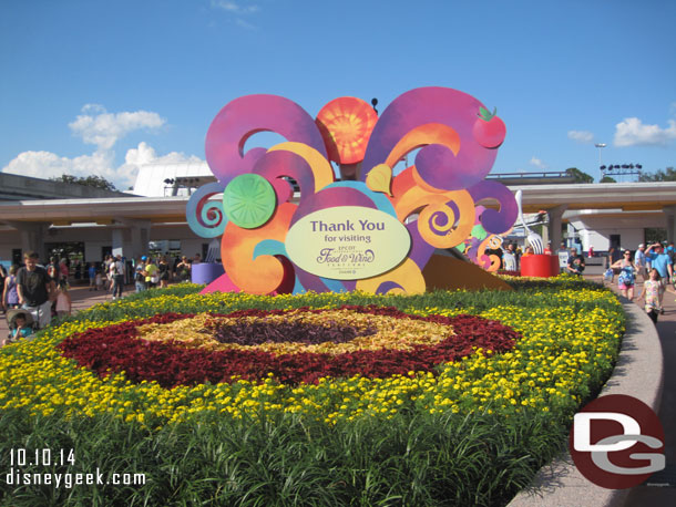 That wraps up our quick tour of the 2014 Food & Wine Festival at Epcot.