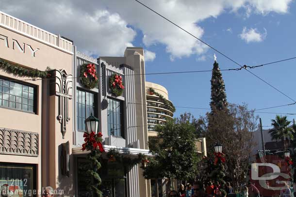 The centerpiece of the celebration is the Christmas Tree located in Carthay Circle.