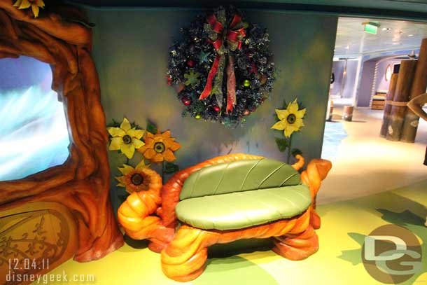 Inside Pixie Hollow.