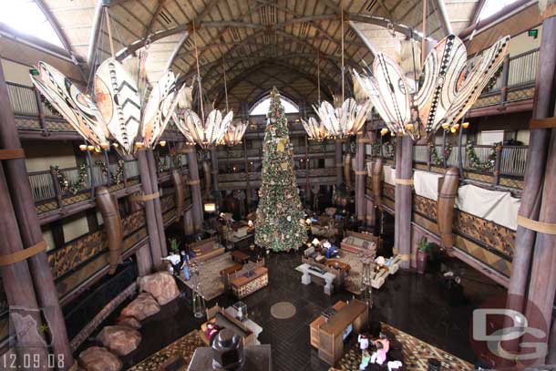 Then stopped by the Animal Kingdom Lodge