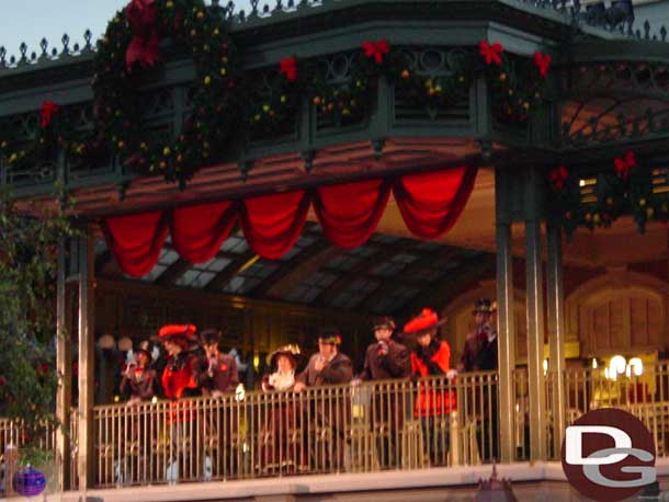 The Tree Lighting Ceremony on Main Street.