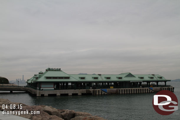 The Disney Pier, which is not really used except by local fishermen.