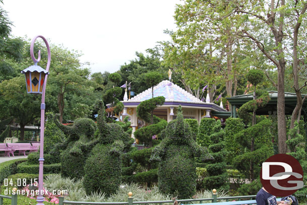 Fantasy Gardens features Fantasia topiaries and character meet and greets throughout the day.