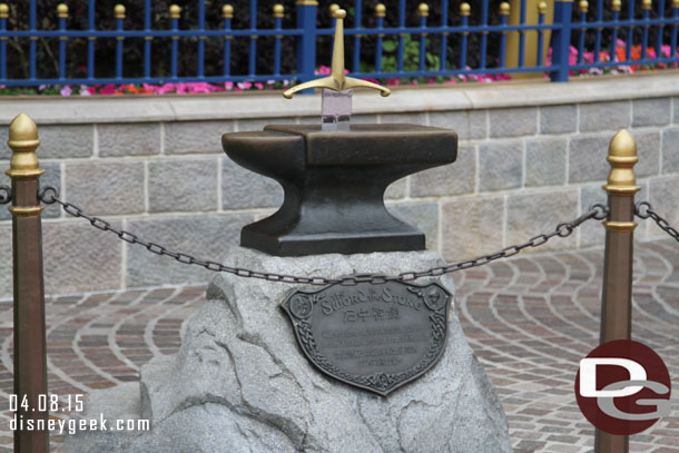 Sword in the Stone by the Carrousel