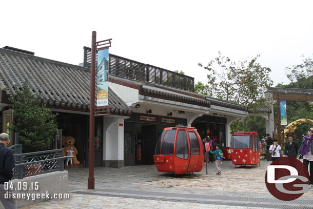 As you walked there were several other cable cars on display from around the world.