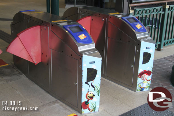 Exited the gates then turned in our cards for a refund of the deposit and what was left on them before heading to the park (which will be in the next section).