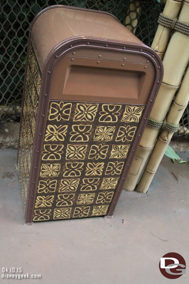 An Adventureland trashcan