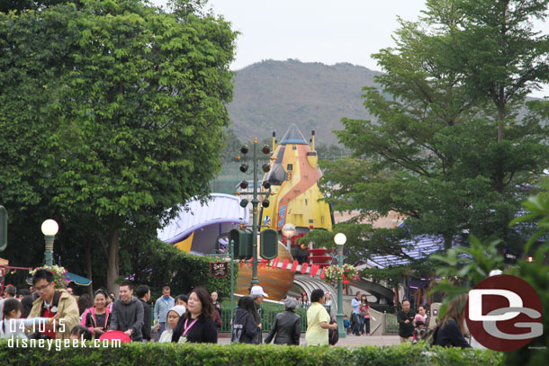 Looking toward Tomorrowland