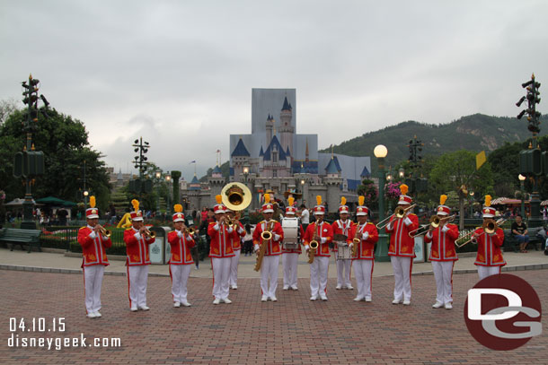 The Disneyland Band out performing again.