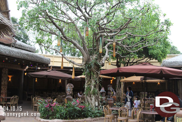 Some of the seating areas