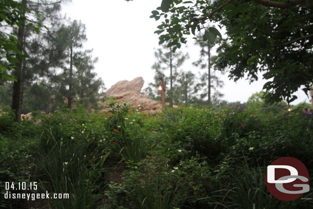 The backdrop for the photos.  Grizzly peak looks small from this angle.