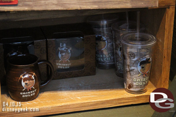 Some of the merchandise for Grizzly Gulch.