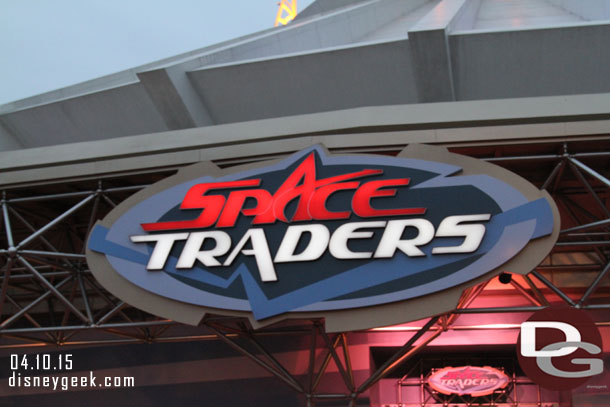 Space Traders is the exit to Space Mountain