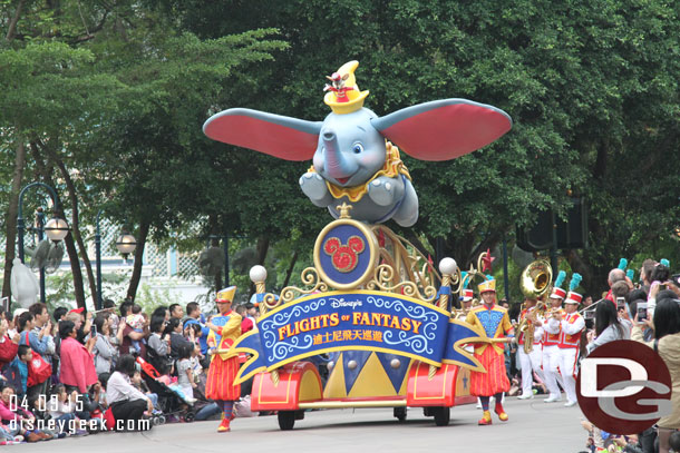 Dumbo leads off the parade.