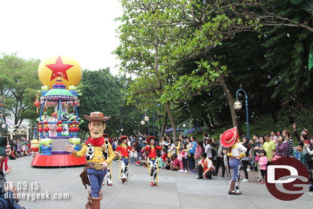 Toy Story is the finale of the parade.